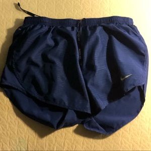 Blue nike shorts